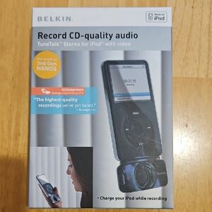 Belkin Silver and Black Digital Voice Recorder for iPod